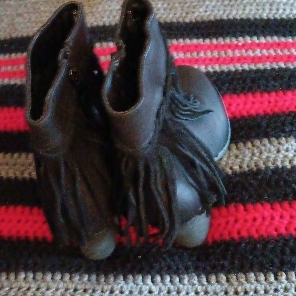 Fringed Booties - image 3